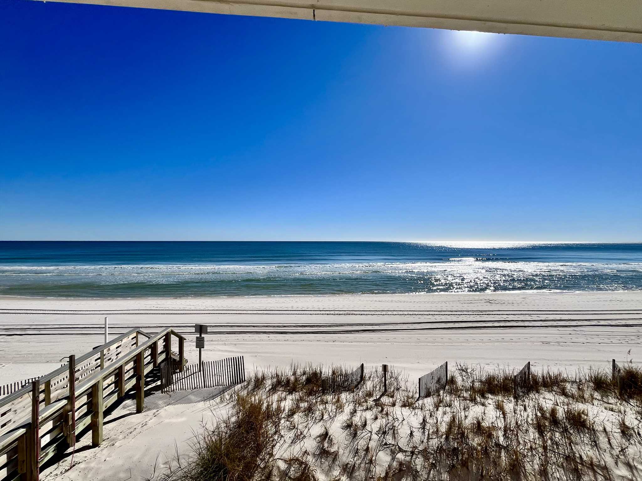 View to the right from your private balcony!