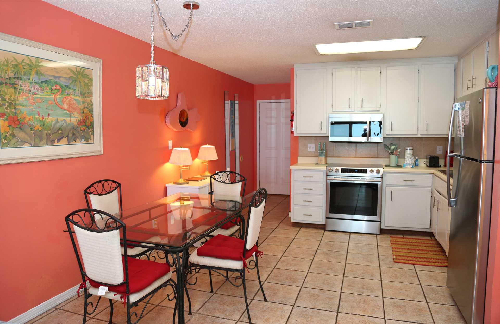 The dining table with seating fior 4.