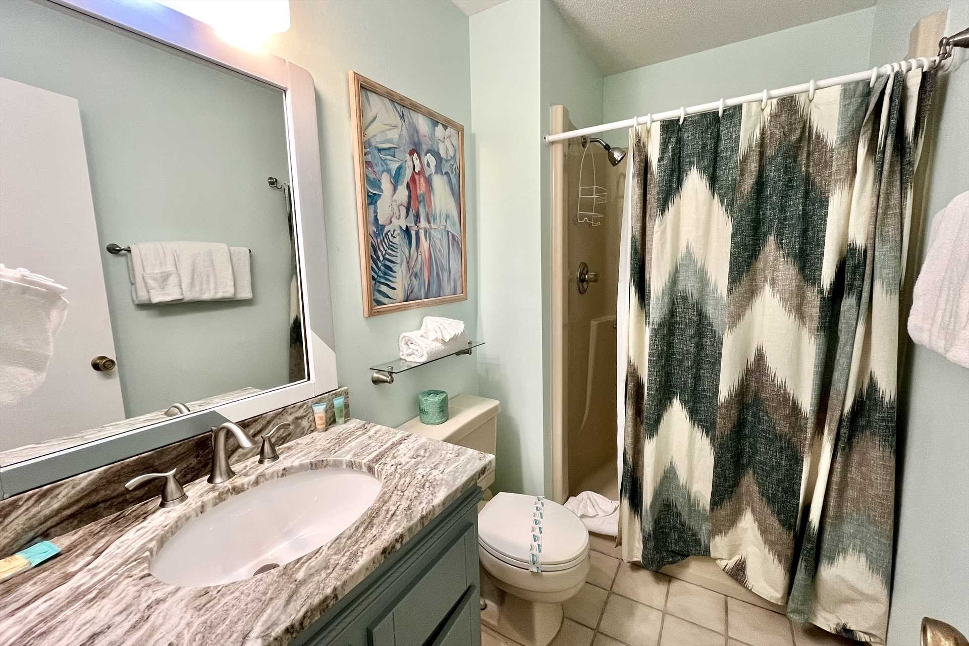 Second bathroom - standup shower
