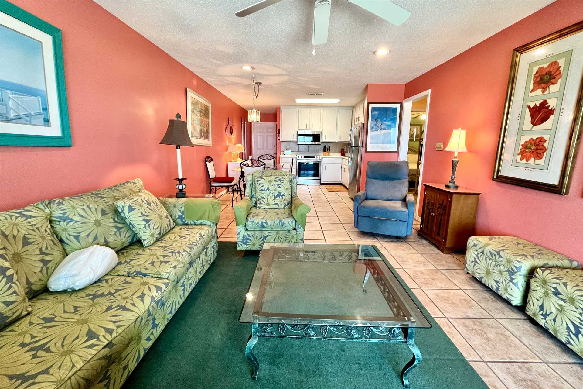Open, spacious condo