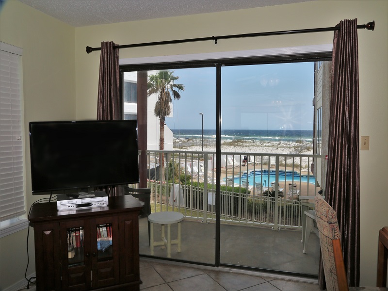 Tropical view from inside your condo!
