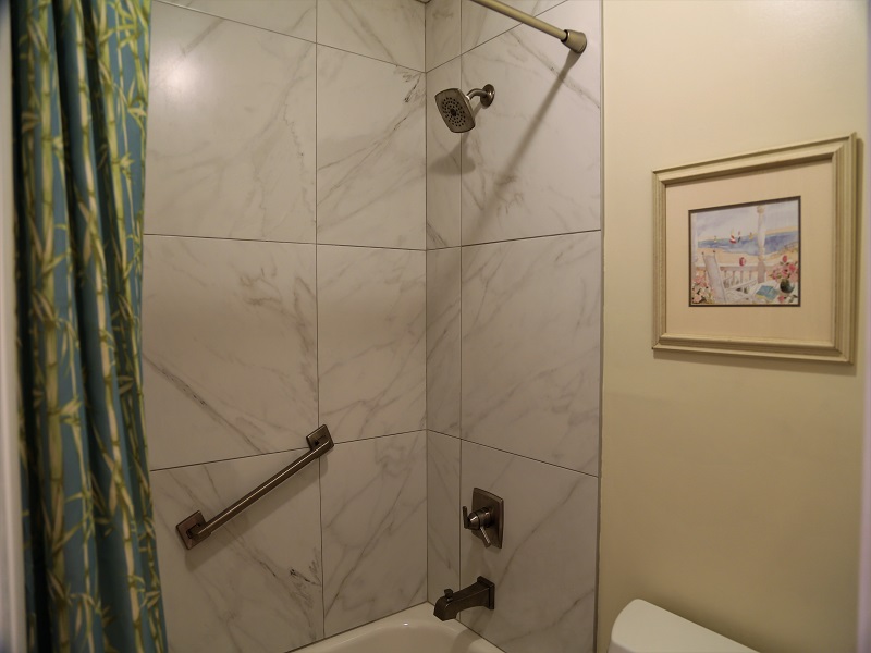 Master bathroom remodeled shower/tub!