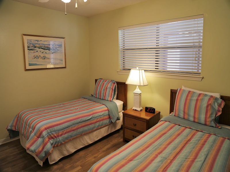 Second bedroom with updated flooring!