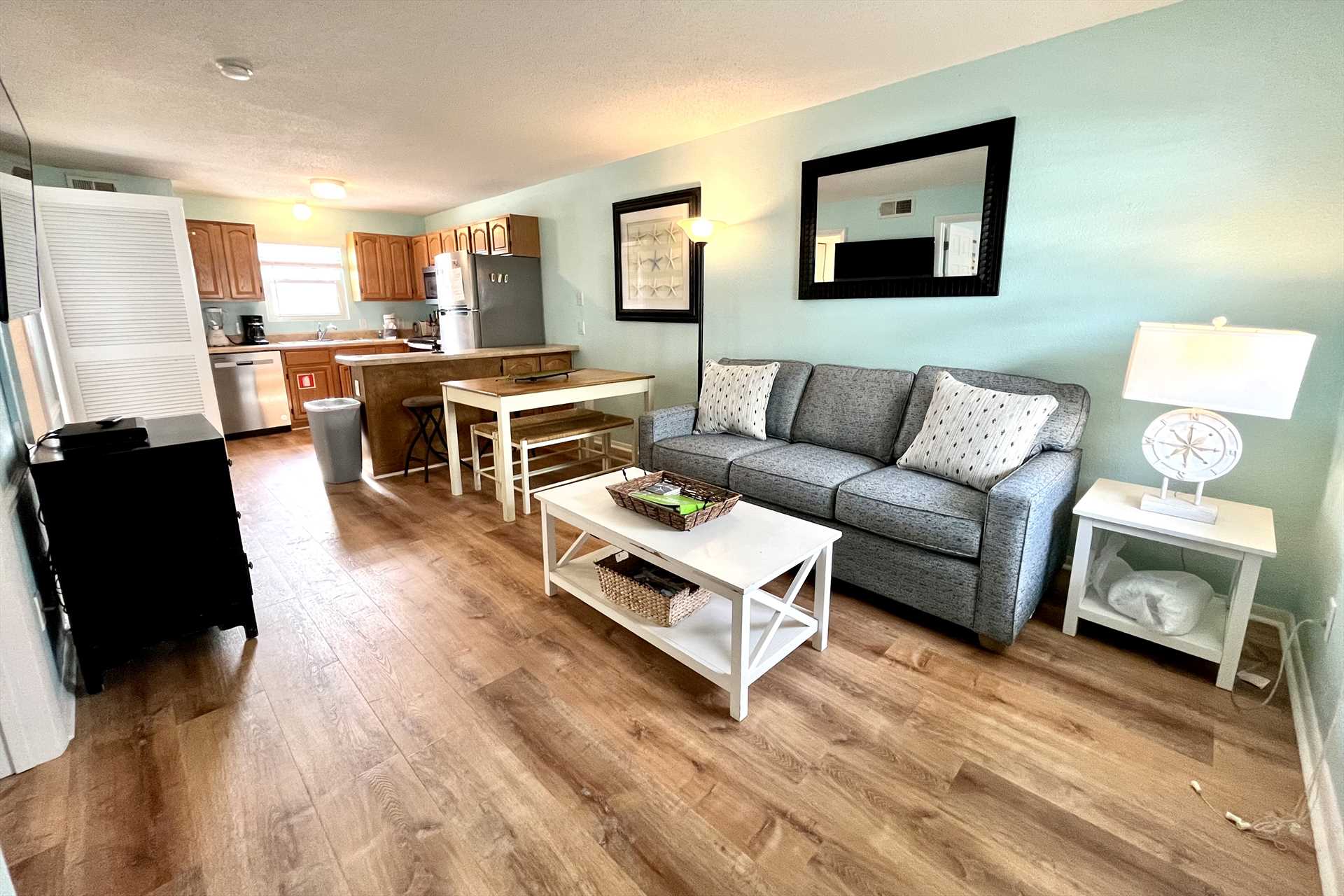 Living room in Sunrise Village 104