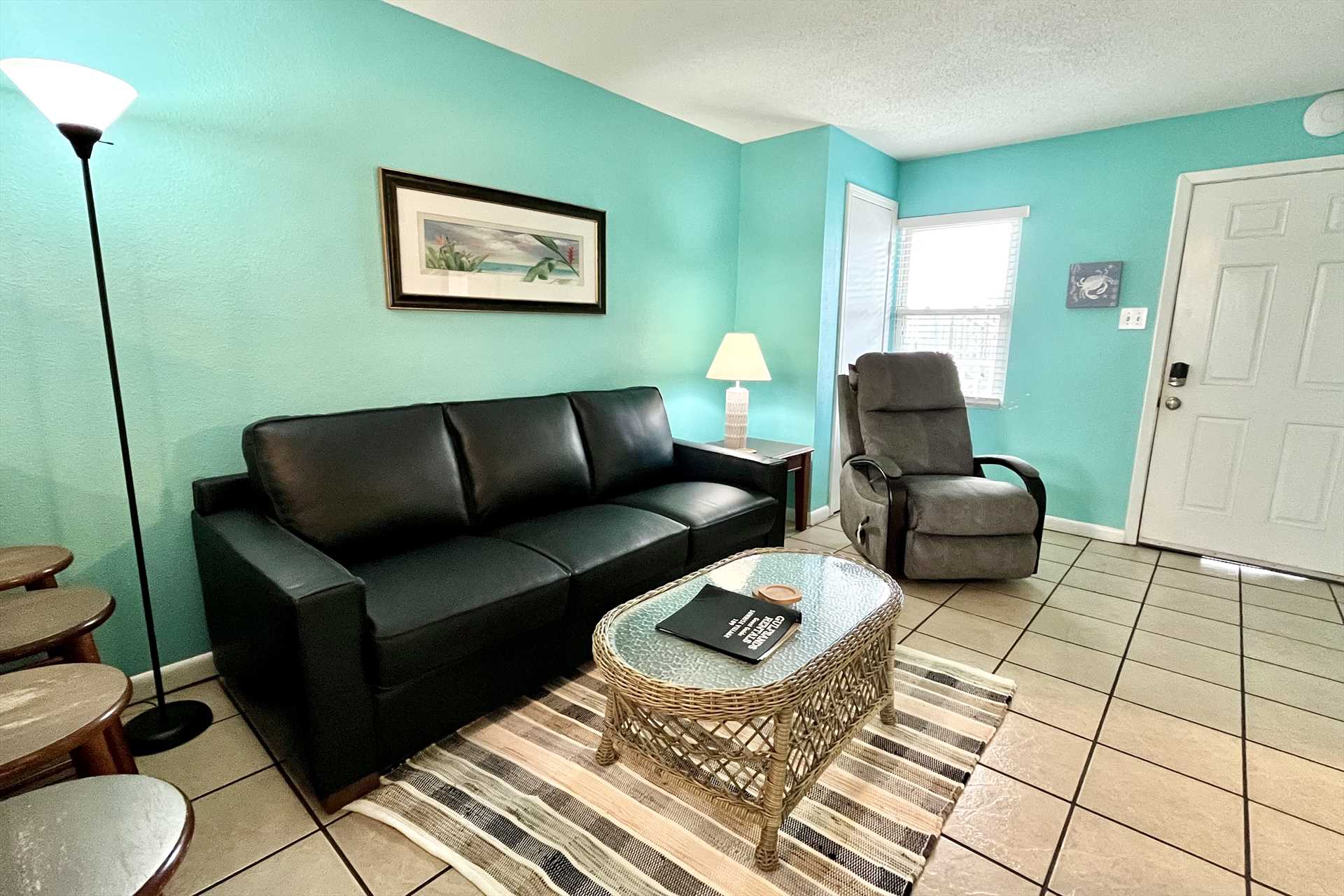 New living room furniture installed in May 2025.