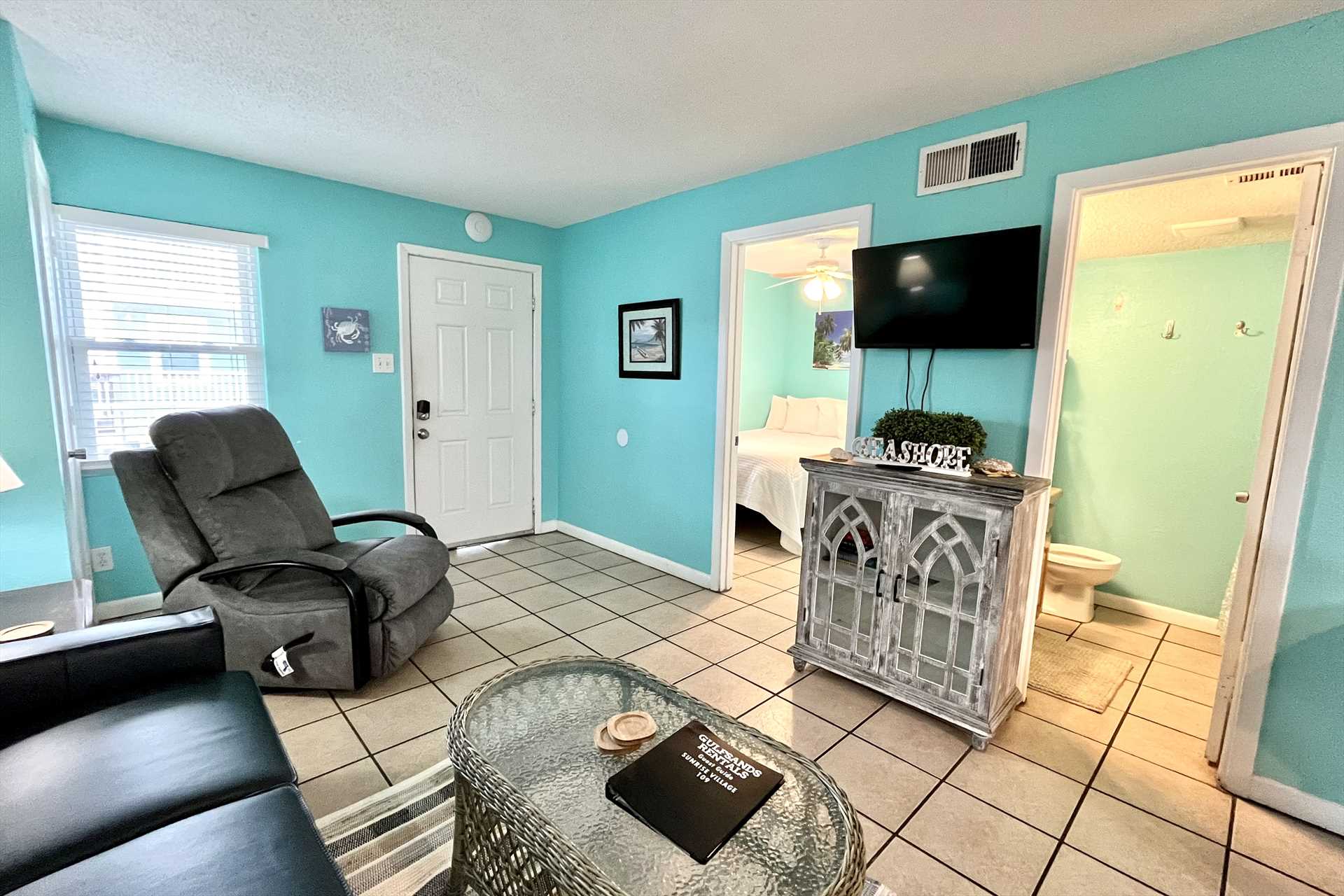 Smart TV in the living room.