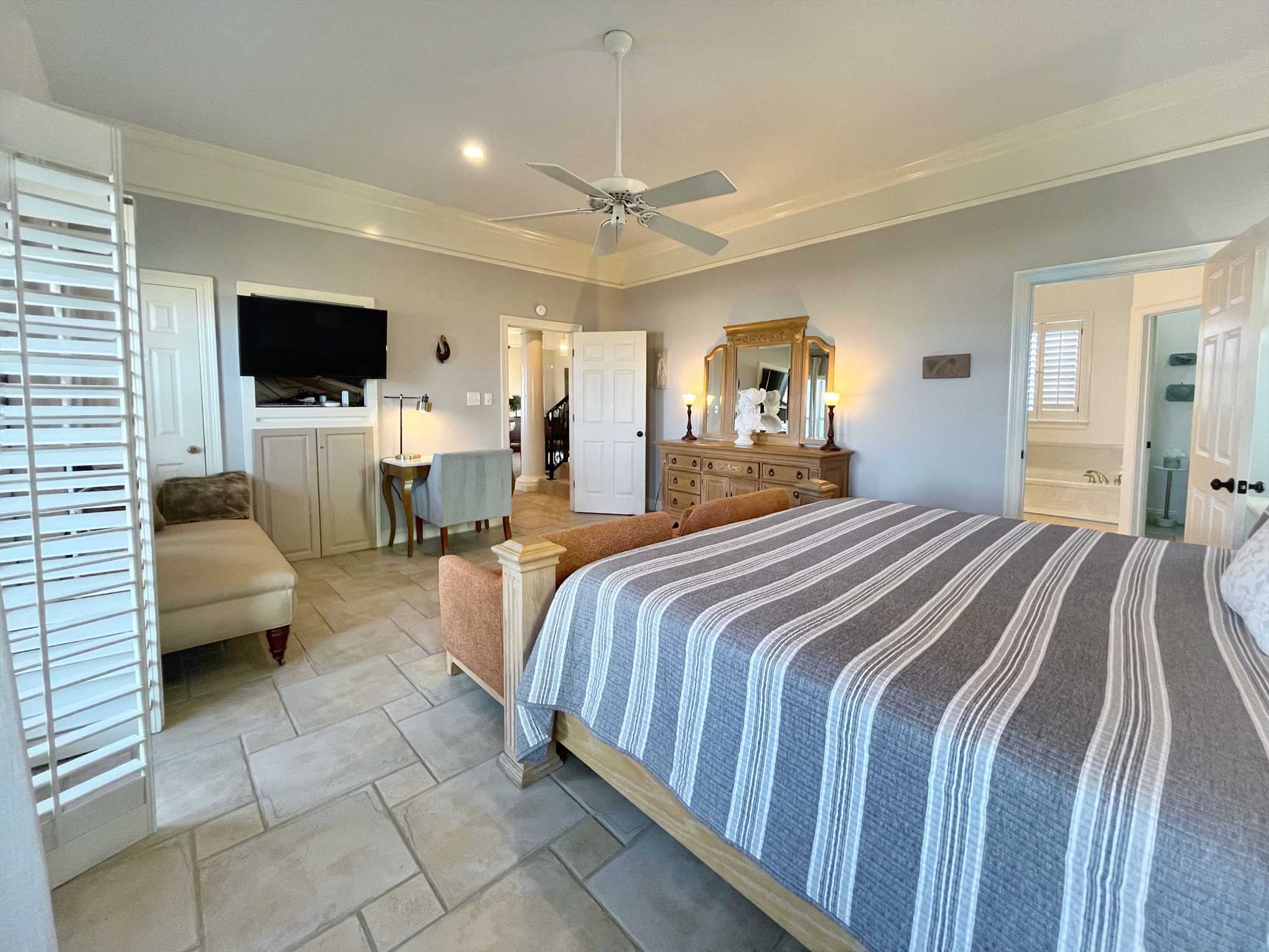 Large master suite