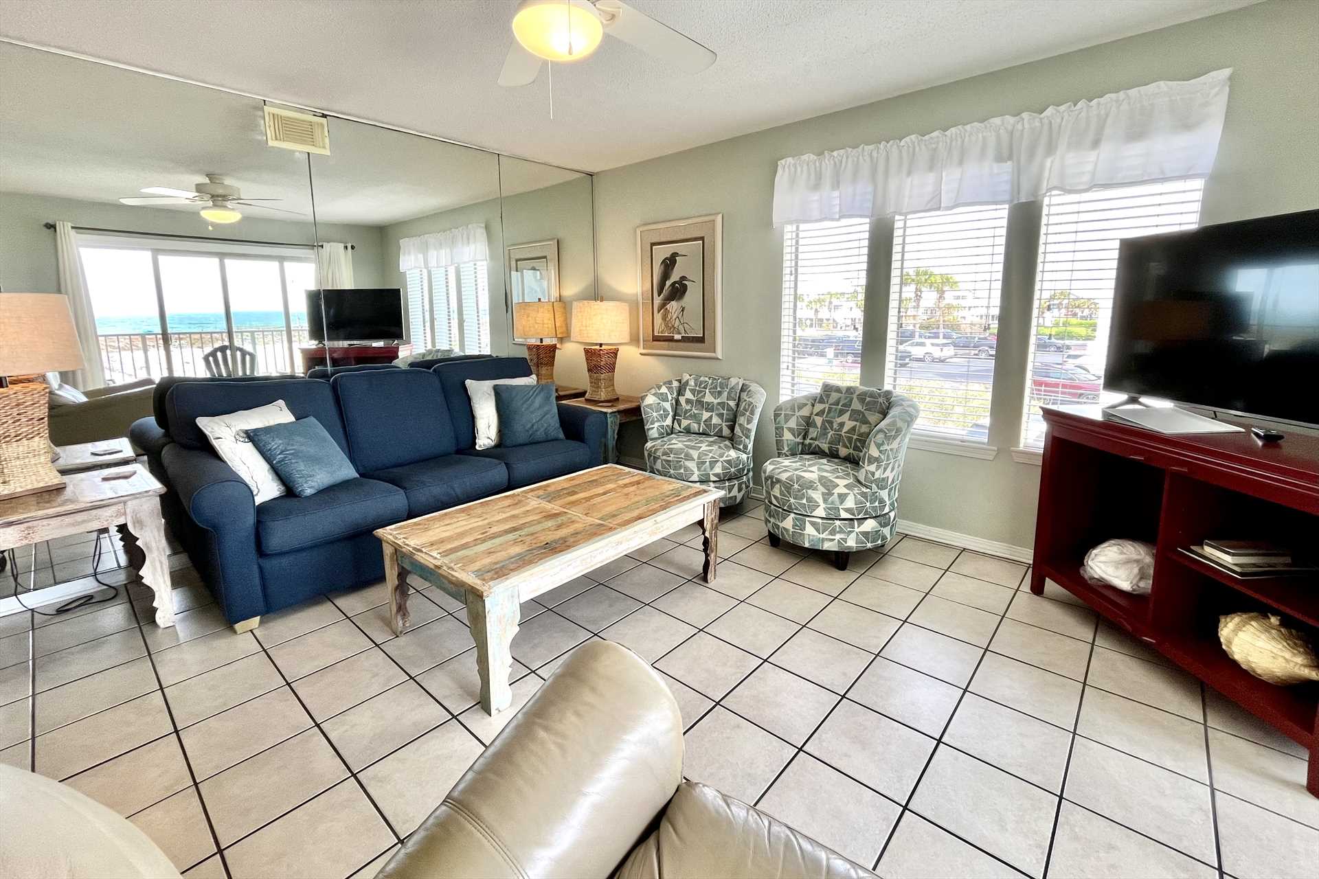 Open, spacious condo