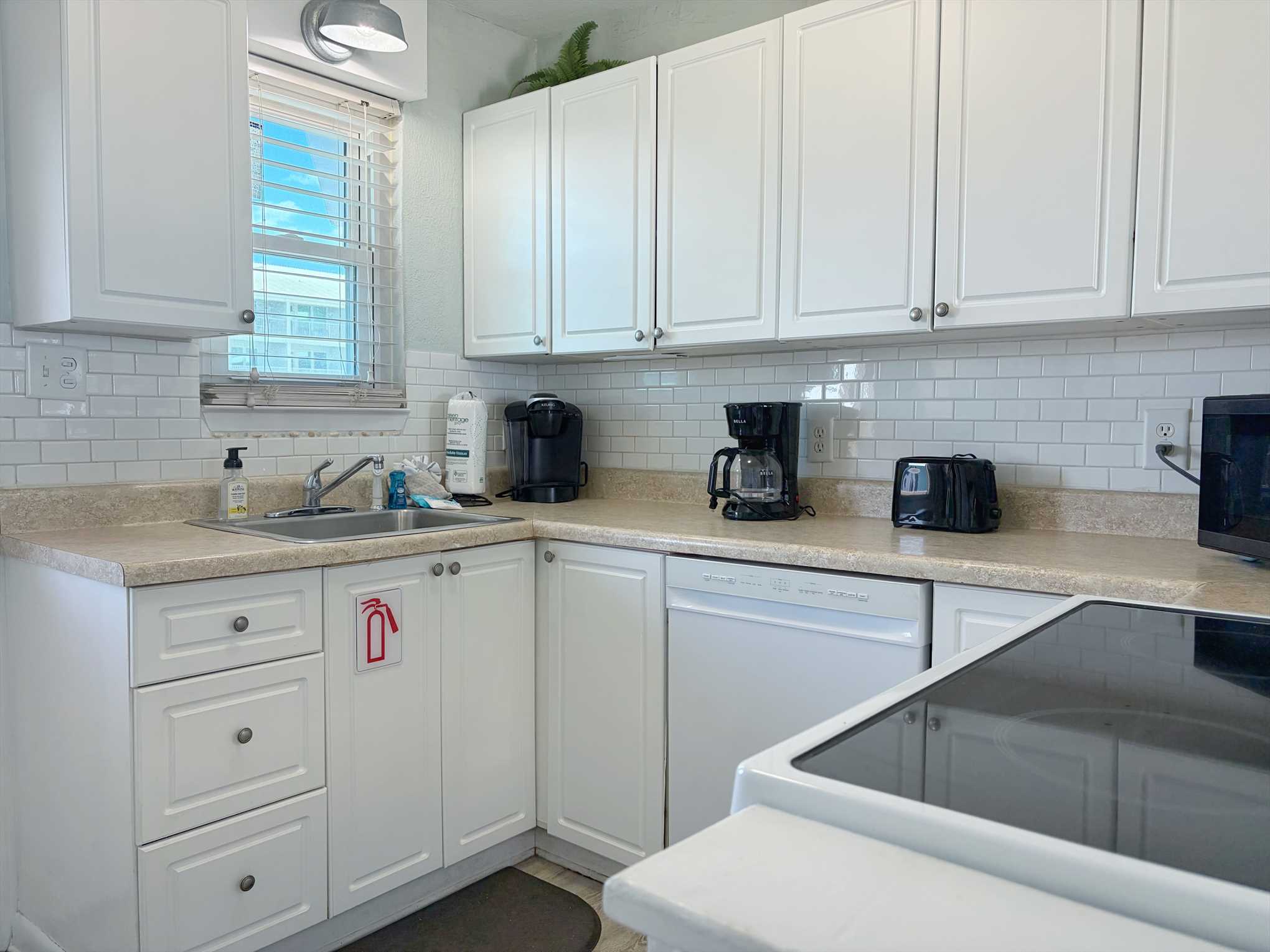 Fully equipped kitchen