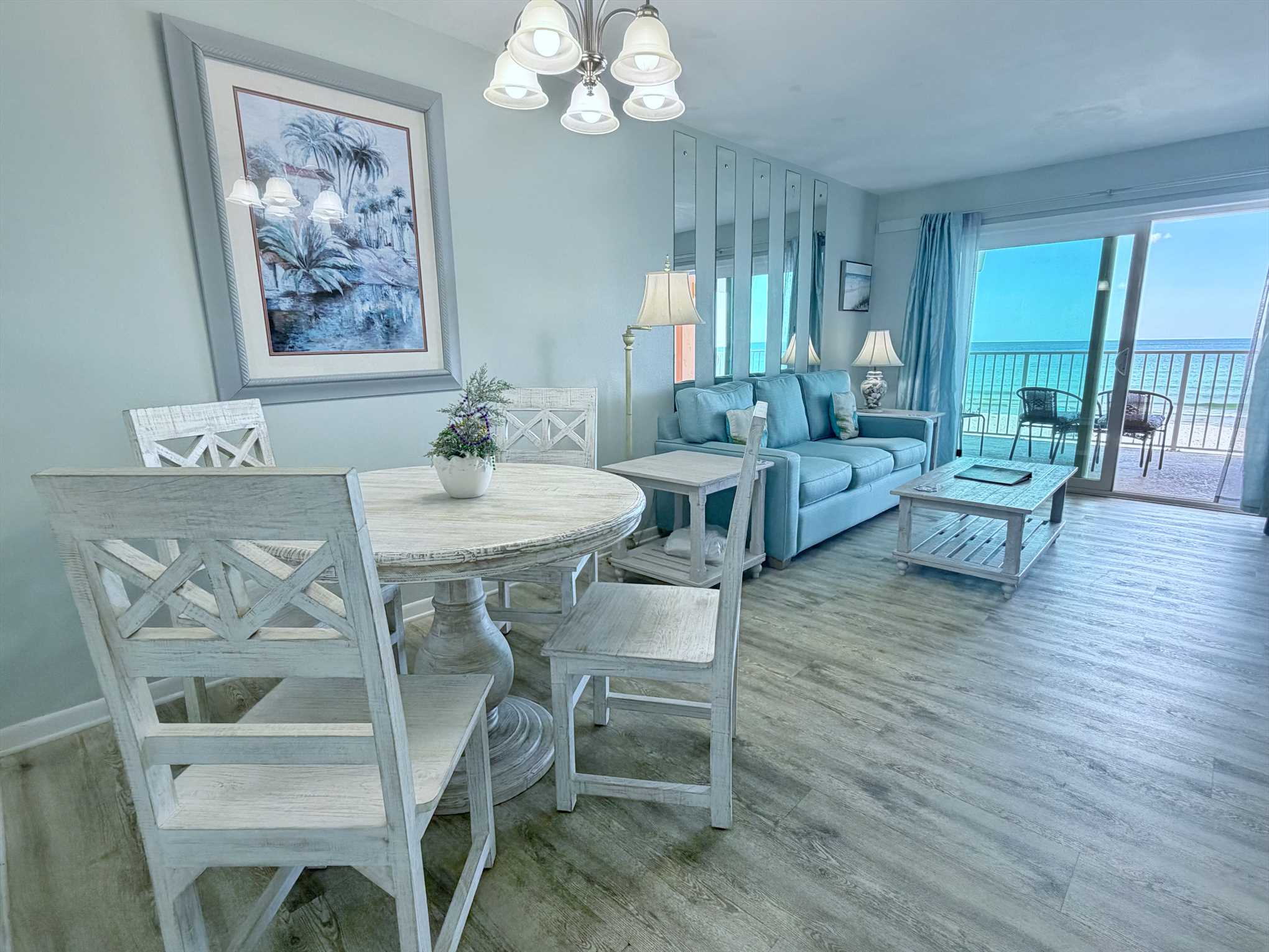 Your vacation rental includes brand new flooring!