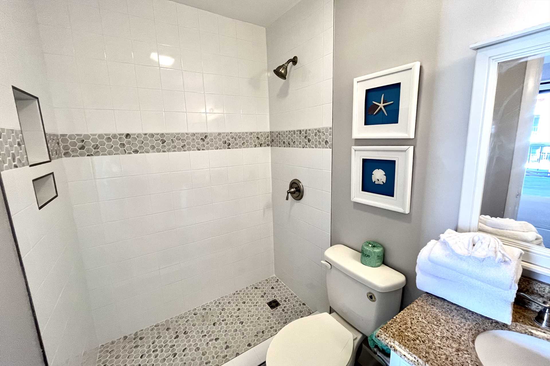 Master bathroom - shower/tub combo
