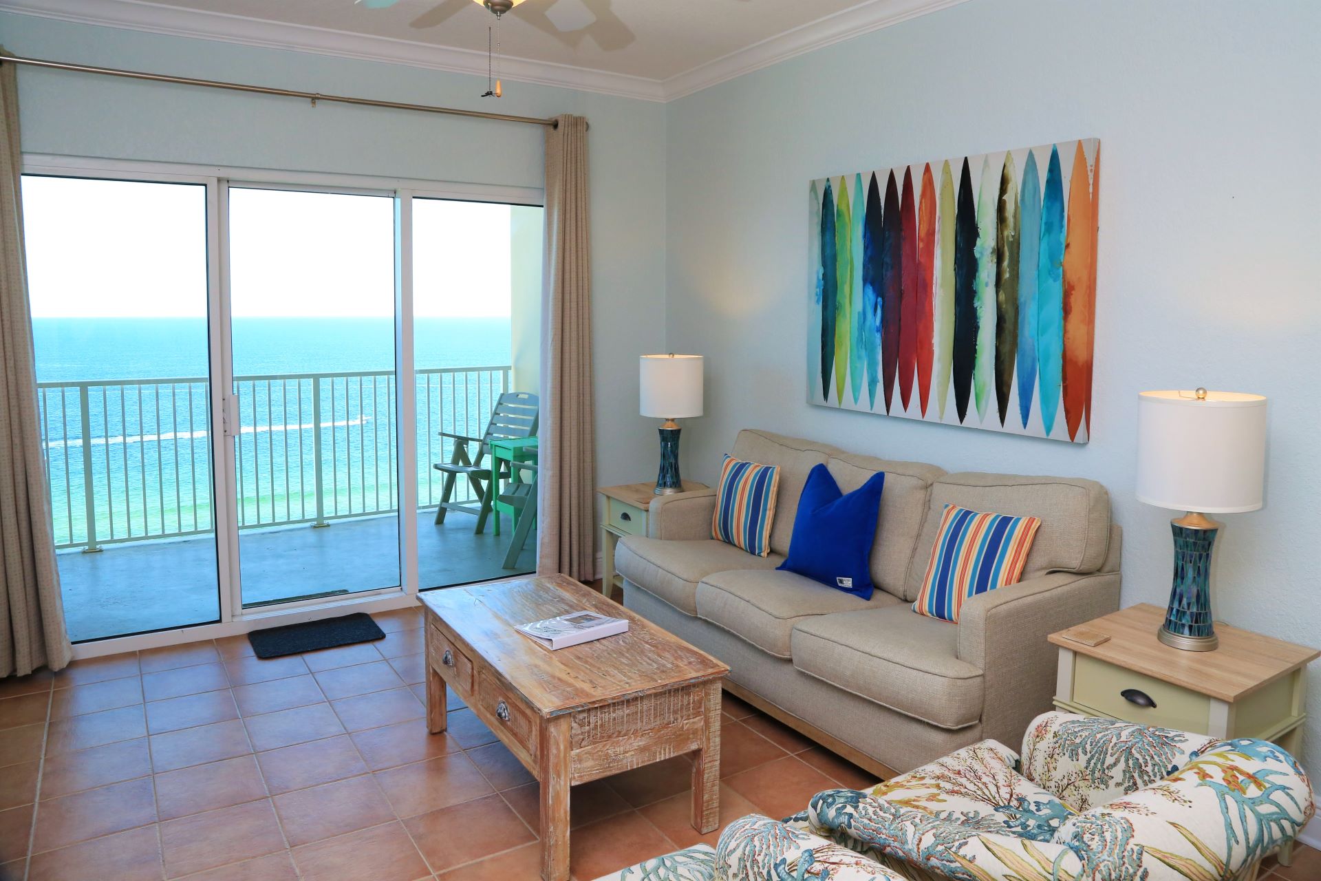 Crystal Shores West 905 -Living room seating