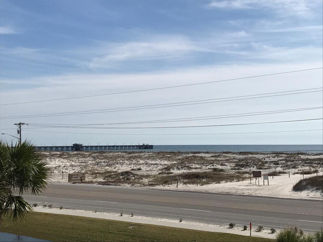 View from master bedroom balcony.