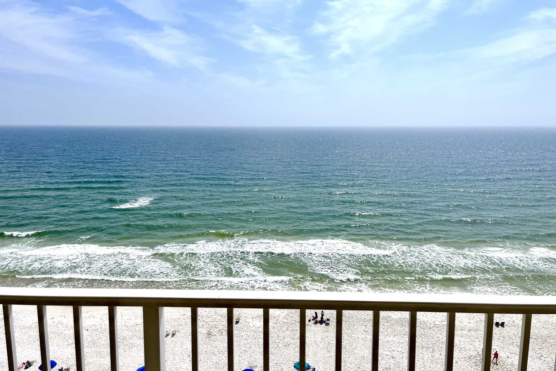 View from your private balcony