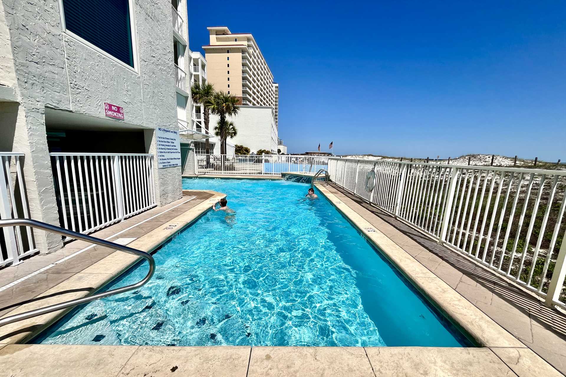 Heated (seasonally) outdoor pool