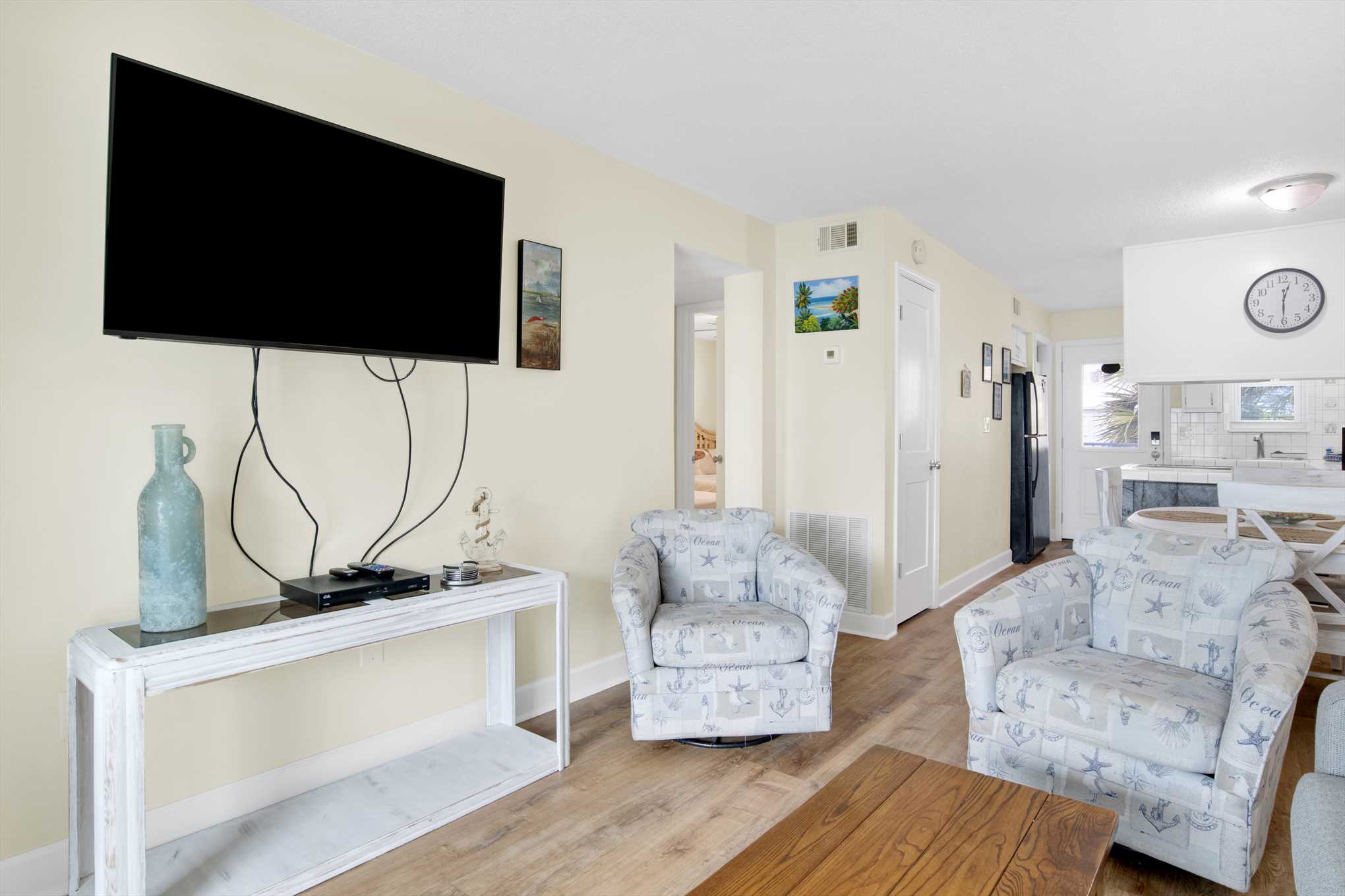 Stream your shows on the Smart TV (user account required).