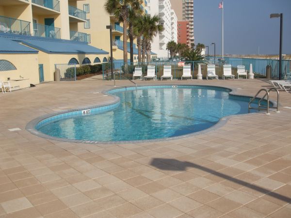 Gulf front pool