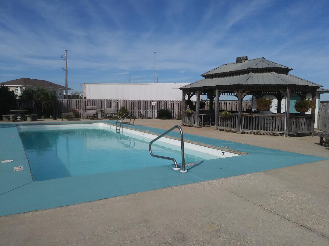 Outdoor communal pool.