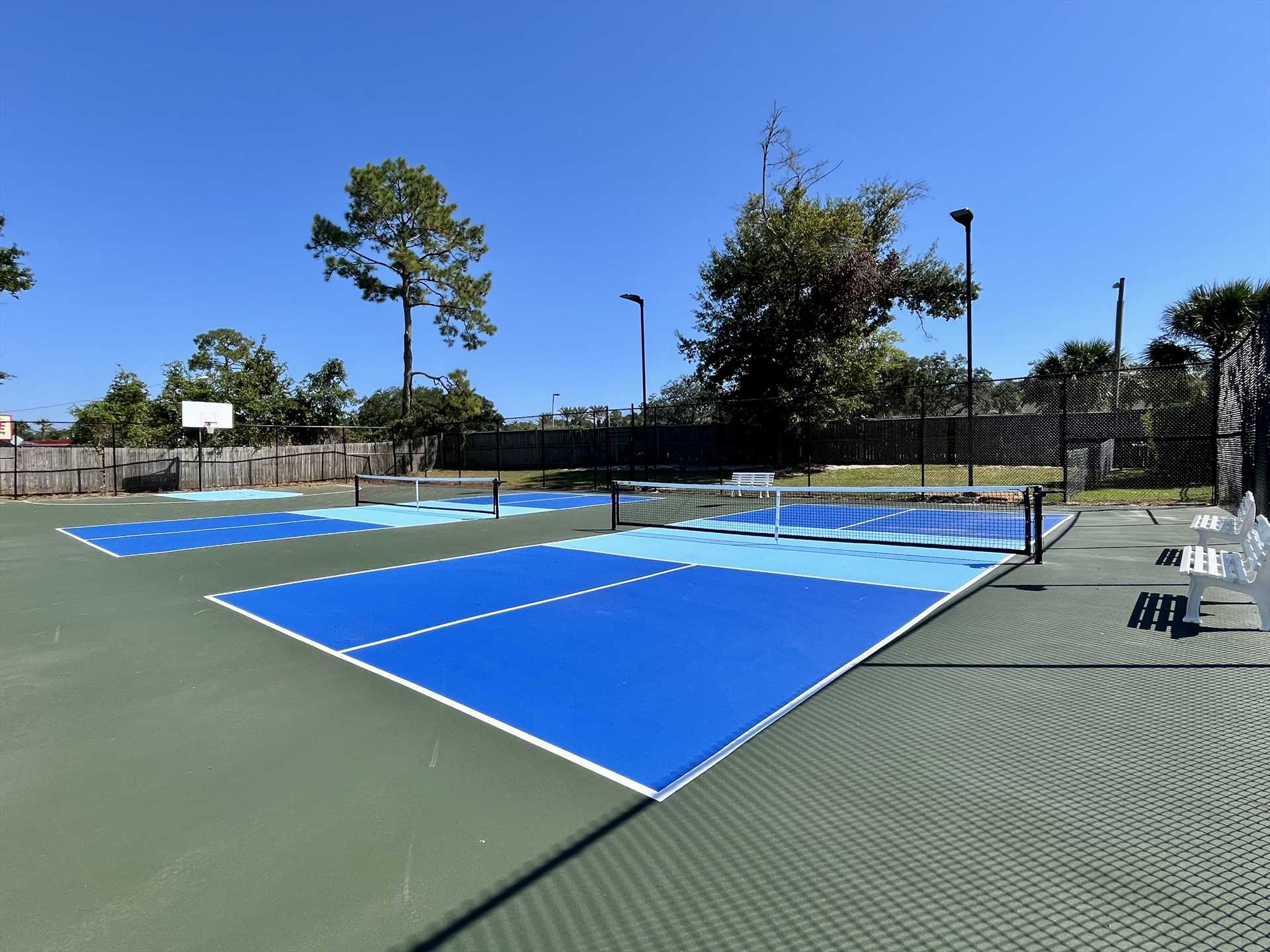 Pickleball courts!